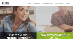 Desktop Screenshot of primonieruchomosci.pl